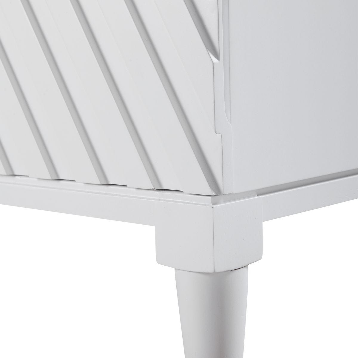 Colby 3 Drawer Chest, White - versatile drawer unit for office, bedroom, or living space | Image 6 | InSTYLE Home & Rugs