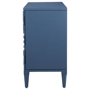Colby 3 Drawer Chest, Blue - versatile drawer unit for office, bedroom, or living space | Image 7 | InSTYLE Home & Rugs