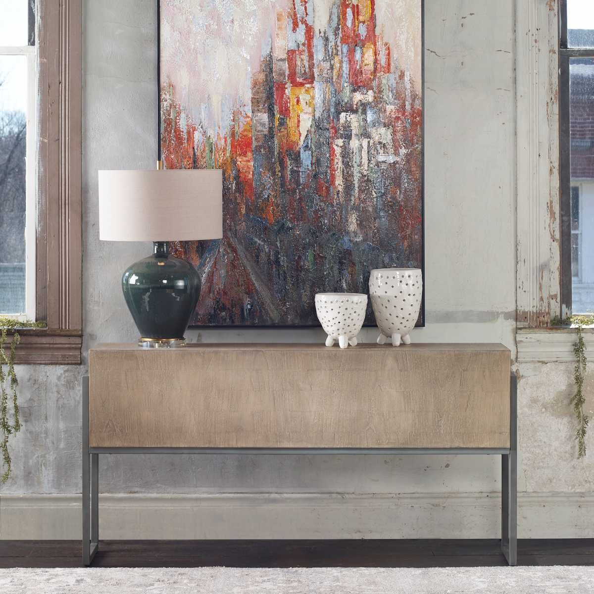Nevis Console Table - elegant console table for modern living room decor | Image 11 | InSTYLE Home & Rugs