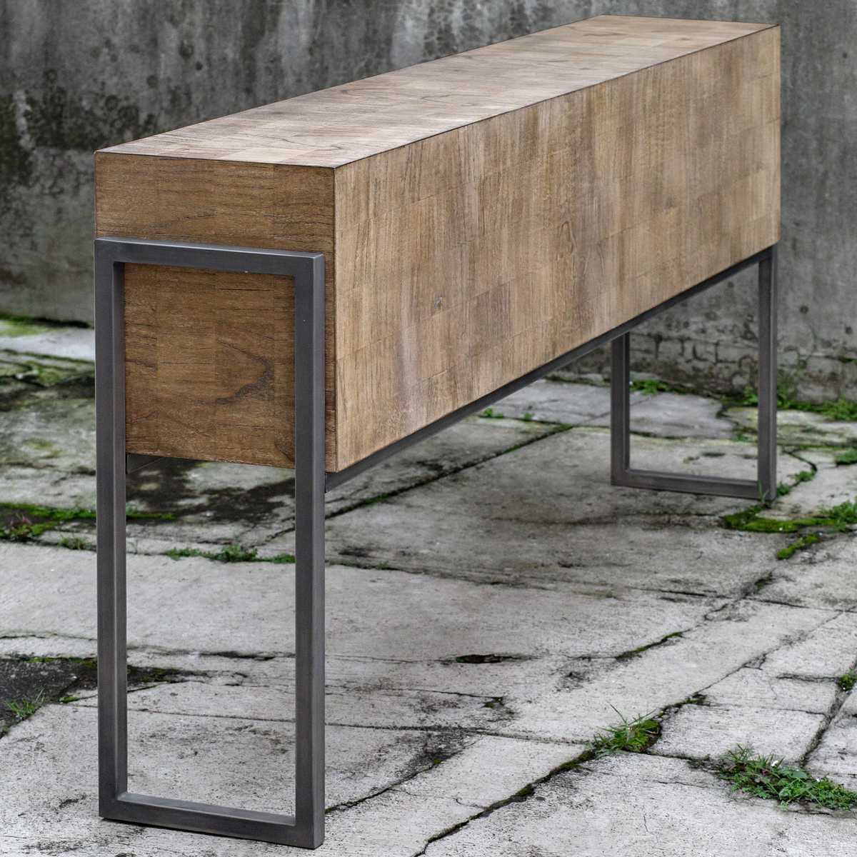 Nevis Console Table - elegant console table for modern living room decor | Image 7 | InSTYLE Home & Rugs