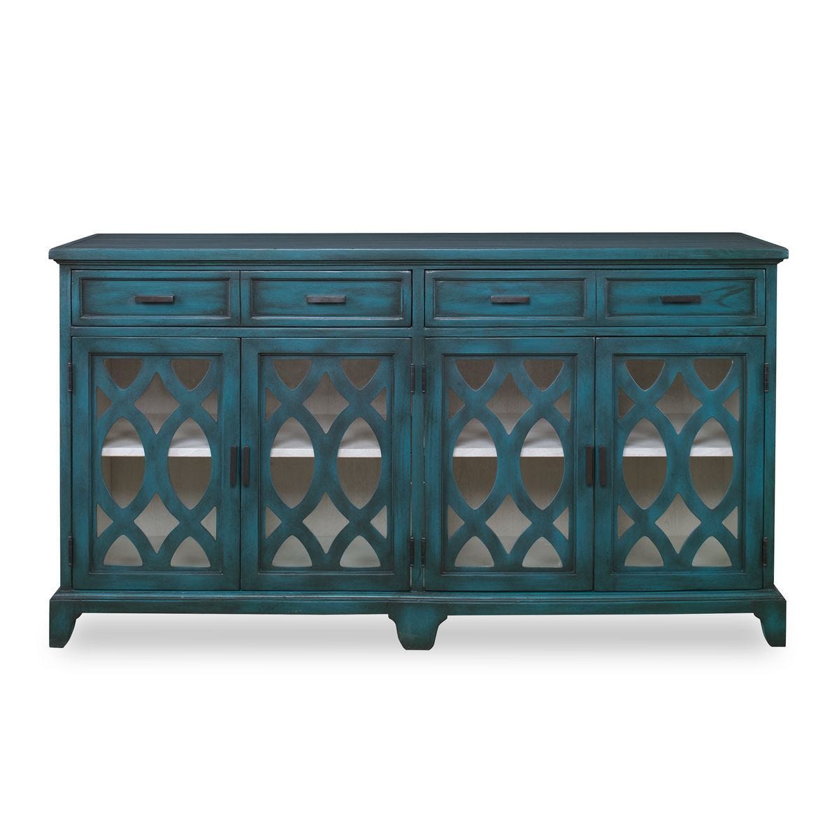 Oksana Credenza - wooden storage credenza with drawers and cabinets for versatile storage | Image 2 | InSTYLE Home & Rugs