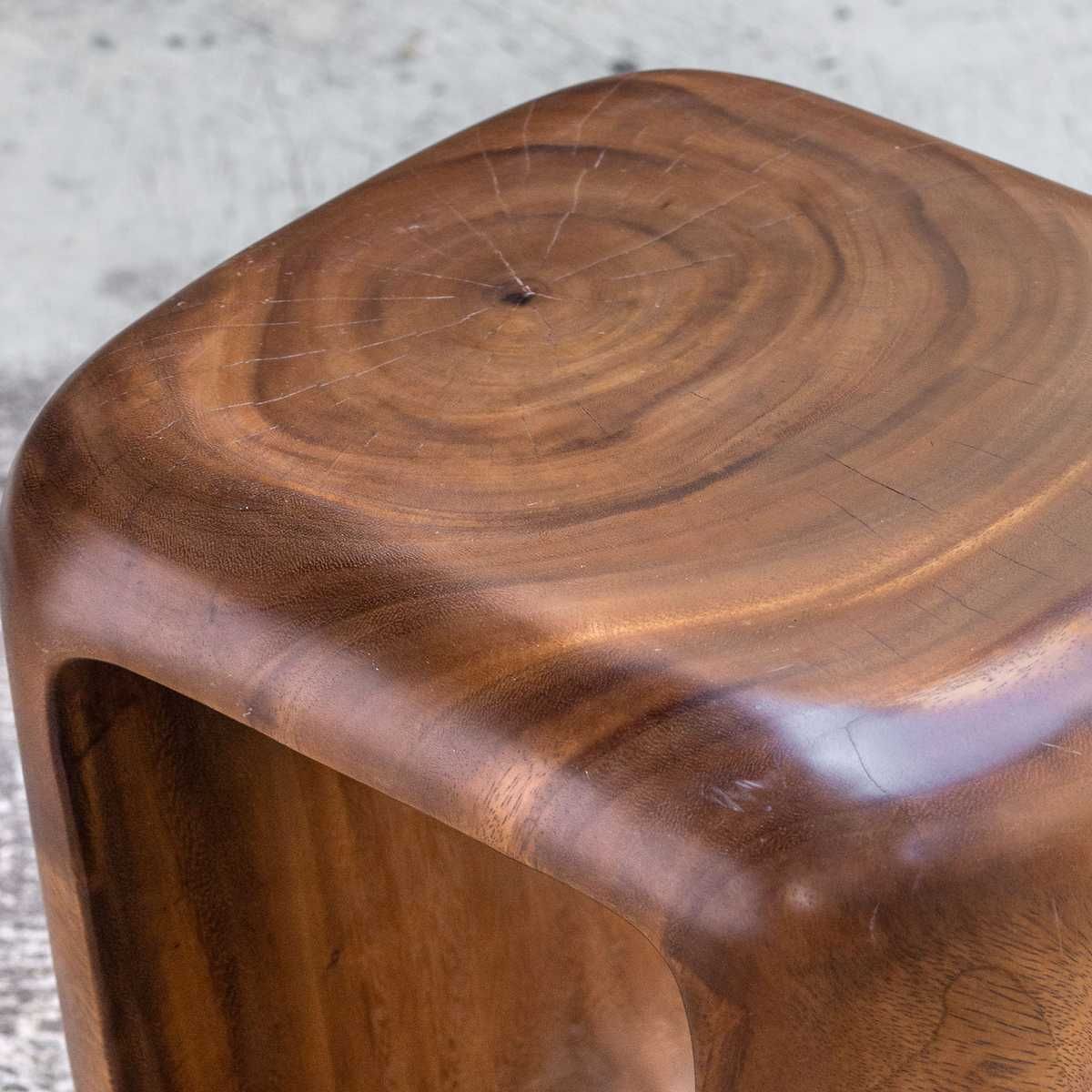 Loophole Accent Stool, Natural Wash - perfect for small spaces | Image 8 | InSTYLE Home & Rugs