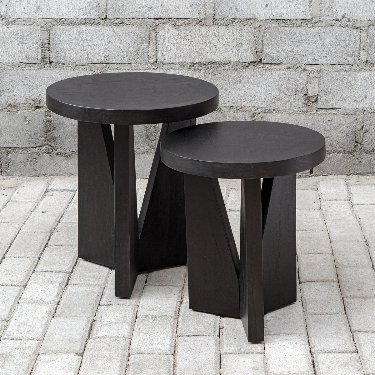 Nadette Nesting Tables, Espresso, S/2 - functional design with style | Image 7 | InSTYLE Home & Rugs