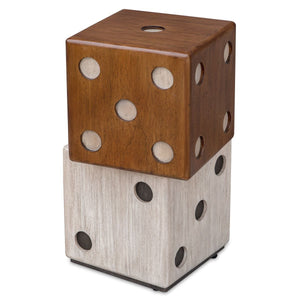 Roll the Dice Accent Table - small accent table with storage for a clutter-free space | Image 2 | InSTYLE Home & Rugs