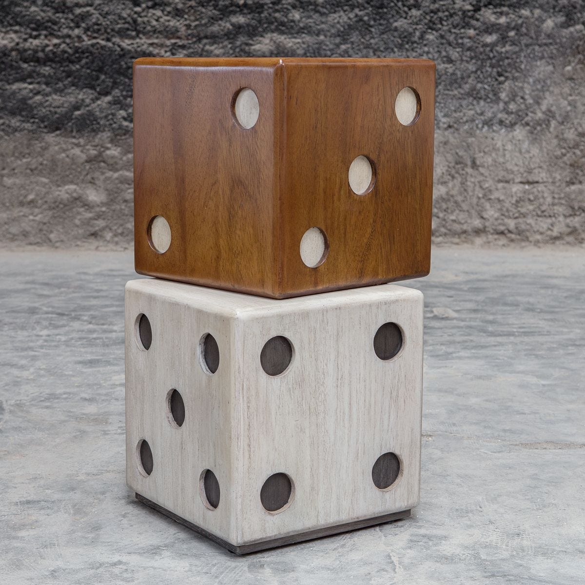 Roll the Dice Accent Table - small accent table with storage for a clutter-free space | Image 3 | InSTYLE Home & Rugs