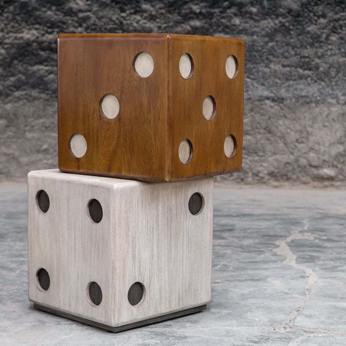 Roll the Dice Accent Table - small accent table with storage for a clutter-free space | Image 4 | InSTYLE Home & Rugs