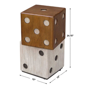 Roll the Dice Accent Table - small accent table with storage for a clutter-free space | Image 6 | InSTYLE Home & Rugs