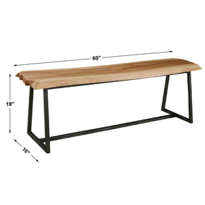 Laurel Bench - perfect for entryways or patios | Image 4 | InSTYLE Home & Rugs