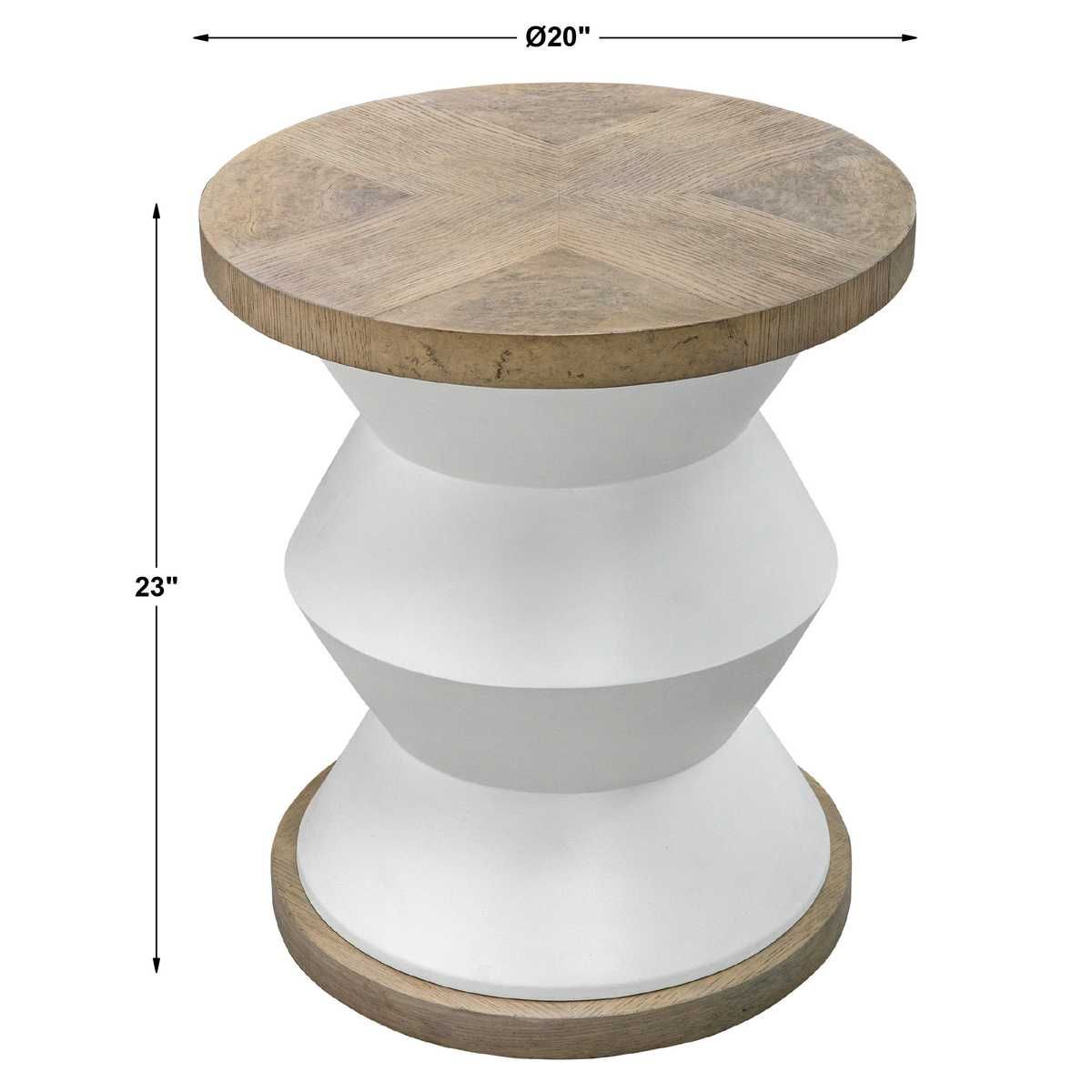 Spool Side Table - available in a variety of materials and styles | Image 4 | InSTYLE Home & Rugs