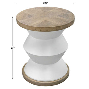 Spool Side Table - available in a variety of materials and styles | Image 4 | InSTYLE Home & Rugs