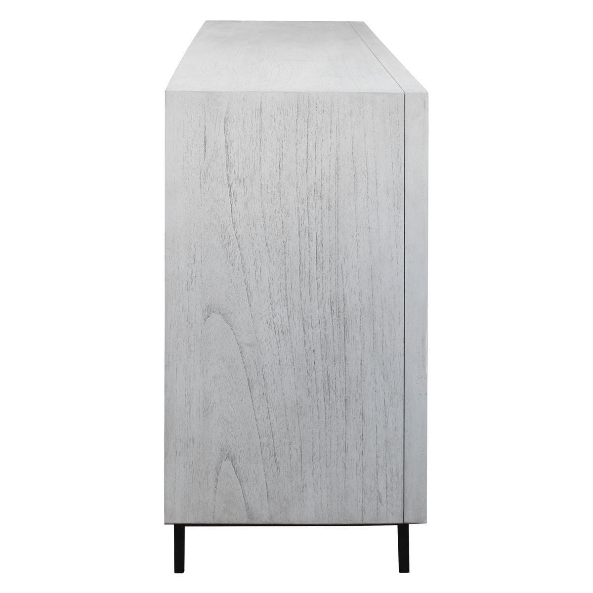 Checkerboard 4 Door Cabinet - stylish bar carts for entertaining | Image 5 | InSTYLE Home & Rugs