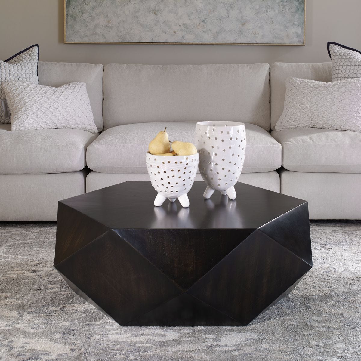Volker Small Coffee Table, Black - functional centerpieces for homes | Image 3 | InSTYLE Home & Rugs