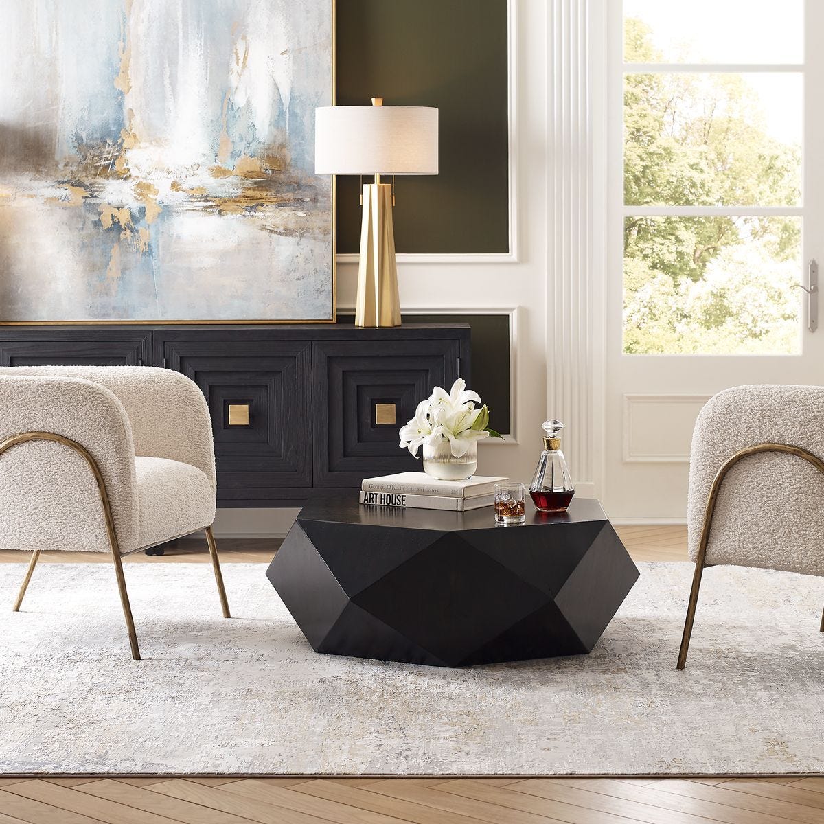 Volker Small Coffee Table, Black - functional centerpieces for homes | Image 7 | InSTYLE Home & Rugs
