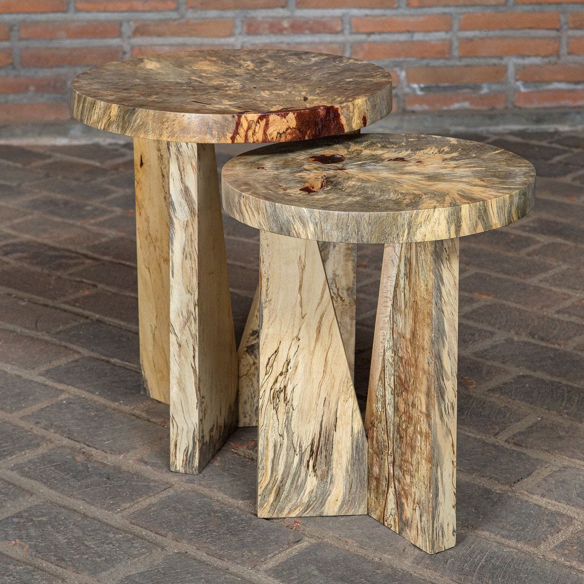 Nadette Nesting Tables, Natural, S/2 - functional design with style | Image 3 | InSTYLE Home & Rugs