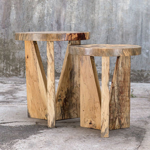 Nadette Nesting Tables, Natural, S/2 - functional design with style | Image 6 | InSTYLE Home & Rugs