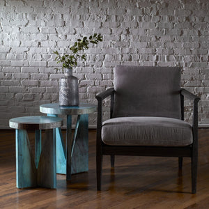 Nadette Nesting Tables, Blue, S/2 - contemporary end table for sofas | Image 1 | InSTYLE Home & Rugs