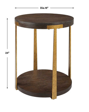 Palisade Side Table, Walnut - perfect for holding drinks, lamps, and other essentials | Image 9 | InSTYLE Home & Rugs