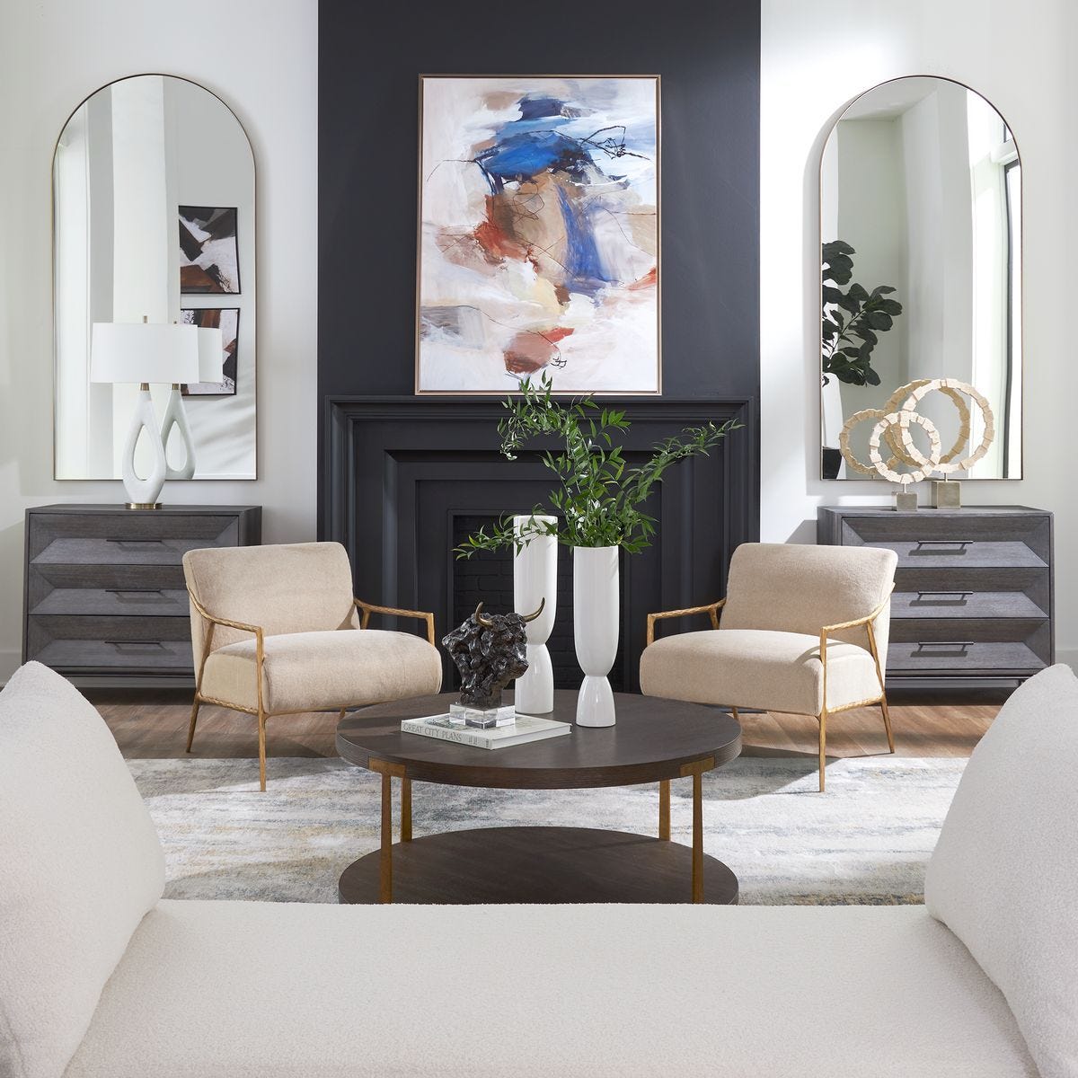 Palisade Coffee Table, Walnut - modern design for any room | Image 7 | InSTYLE Home & Rugs
