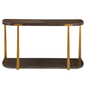 Palisade Console Table, Walnut - compact console for organizing entryway or hallway essentials | Image 2 | InSTYLE Home & Rugs