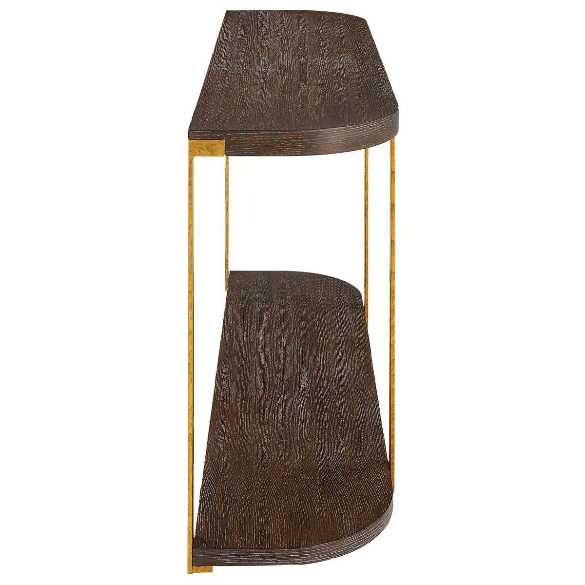 Palisade Console Table, Walnut - compact console for organizing entryway or hallway essentials | Image 4 | InSTYLE Home & Rugs
