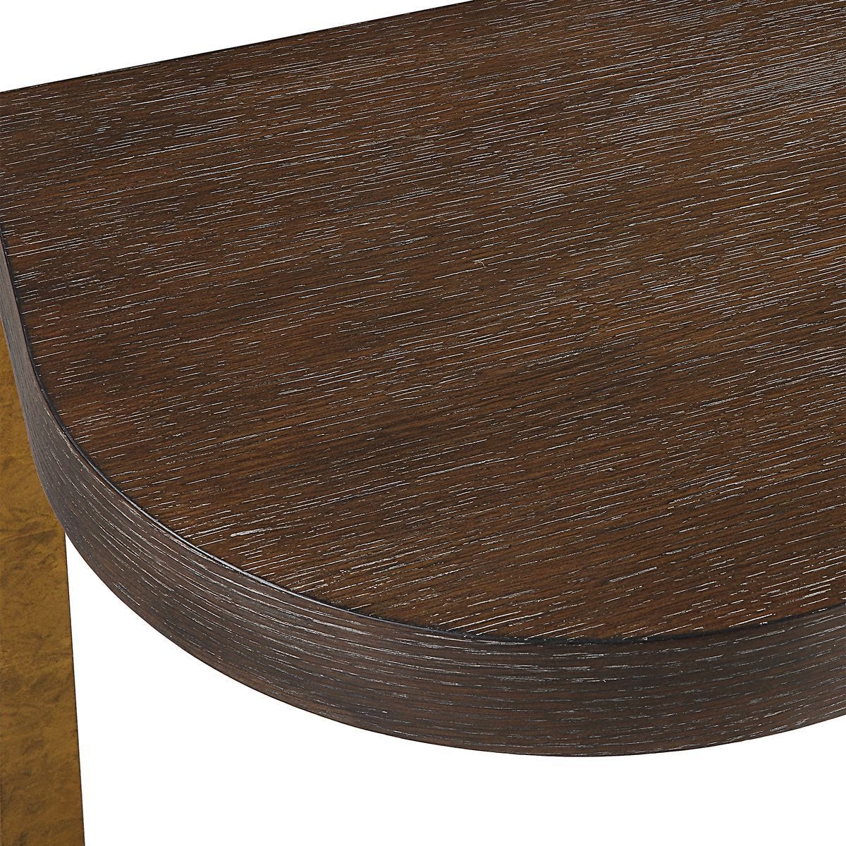 Palisade Console Table, Walnut - compact console for organizing entryway or hallway essentials | Image 5 | InSTYLE Home & Rugs