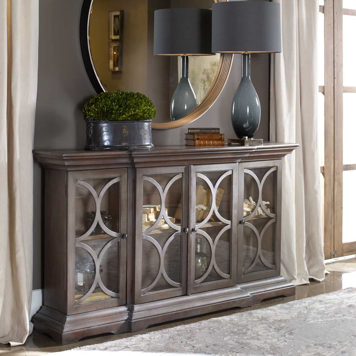 Belino 4 Door Cabinet - elegant cabinets for your bar | Image 5 | InSTYLE Home & Rugs