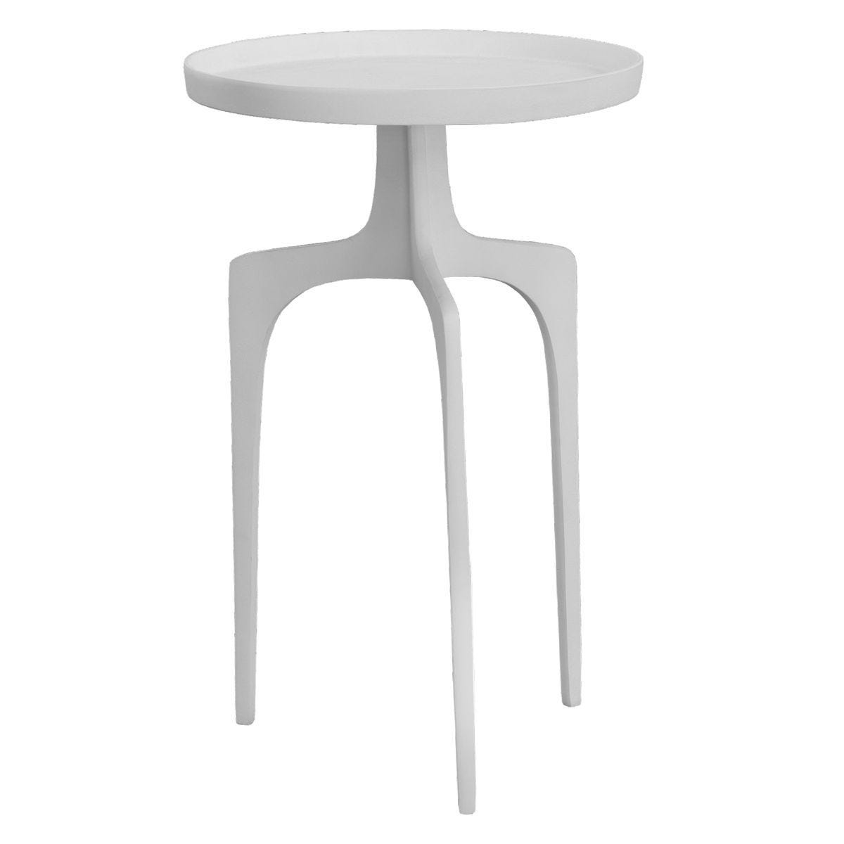 Kenna Accent Table, White - functional accent table with unique design for any room | Image 4 | InSTYLE Home & Rugs