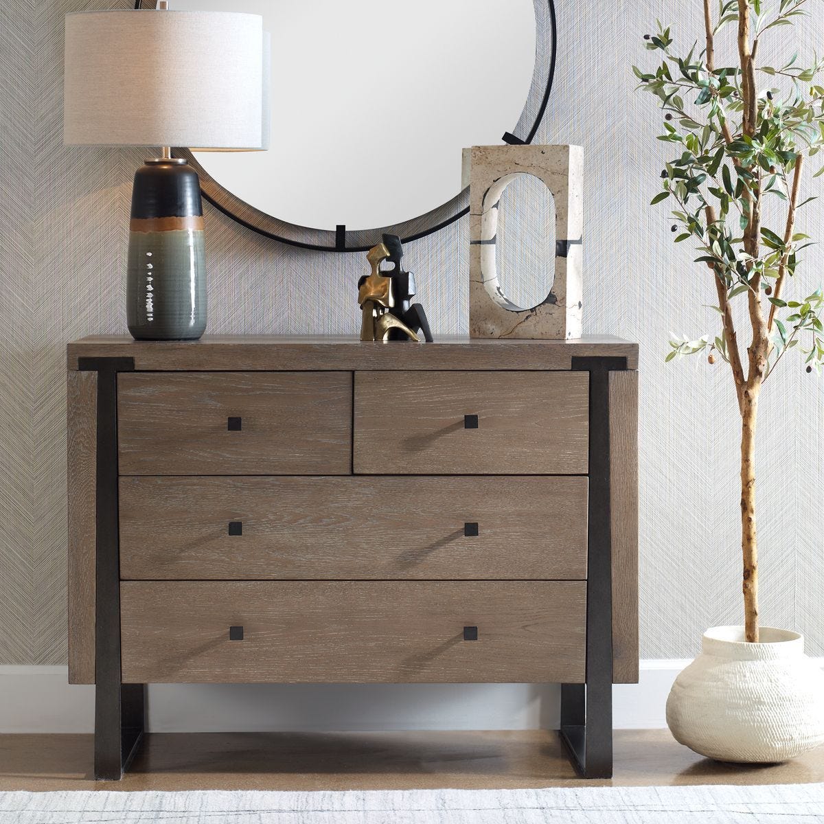 Gabriel Accent Chest - spacious drawers chest for organized bedroom storage | Image 1 | InSTYLE Home & Rugs