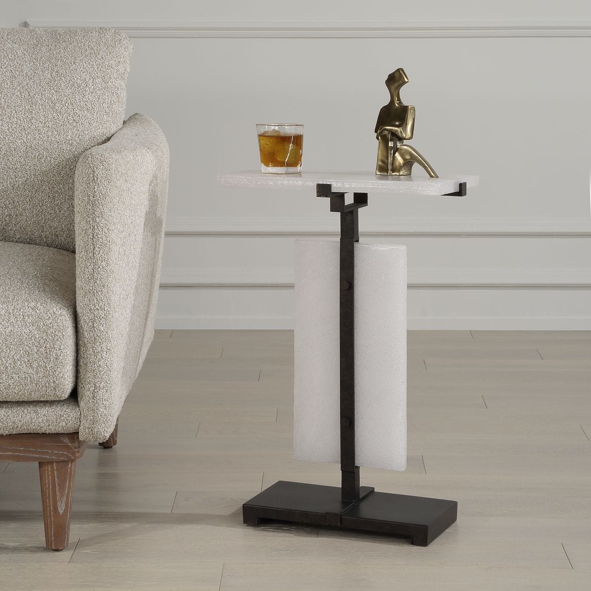 Elements Accent Table - small accent table with storage for a clutter-free space | Image 5 | InSTYLE Home & Rugs