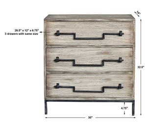 Jory Accent Chest, Ivory - wooden drawers chest for a classic touch to your home decor | Image 9 | InSTYLE Home & Rugs