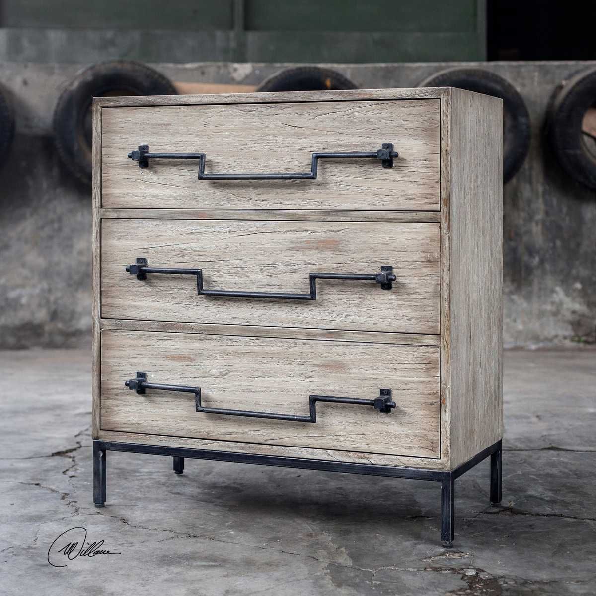Jory Accent Chest, Ivory - wooden drawers chest for a classic touch to your home decor | Image 8 | InSTYLE Home & Rugs
