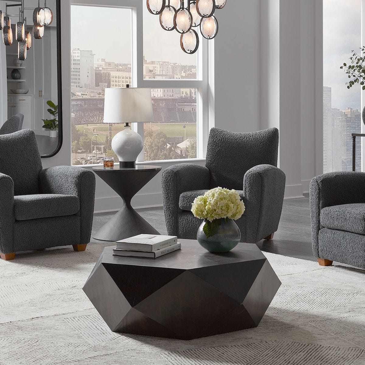 Volker Coffee Table, Black - stylish tables for living rooms | Image 5 | InSTYLE Home & Rugs
