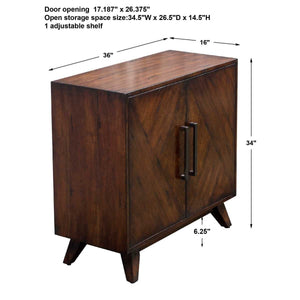 Liri 2 Door Cabinet - perfect storage for drinks and glassware | Image 6 | InSTYLE Home & Rugs