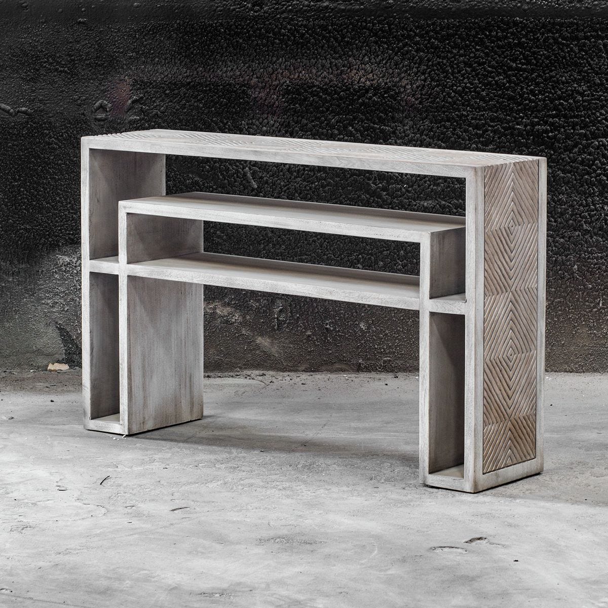 Genara Console Table - compact console for organizing entryway or hallway essentials | Image 5 | InSTYLE Home & Rugs