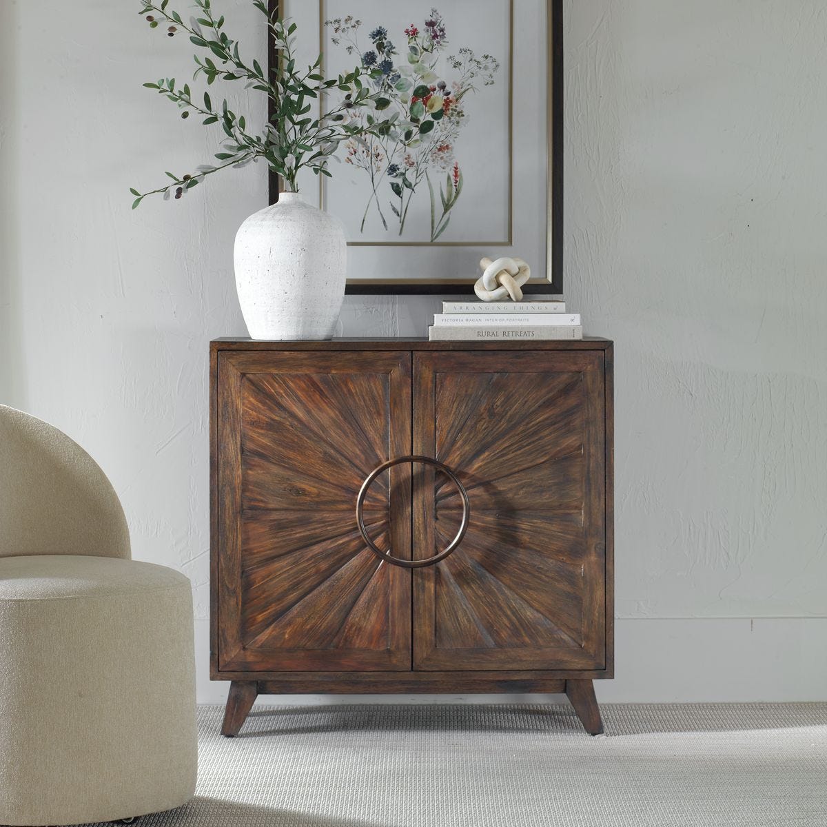 Kohana 2 Door Cabinet - perfect storage for drinks and glassware | Image 1 | InSTYLE Home & Rugs