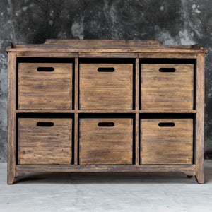 Ardusin Hobby Cupboard, Driftwood - elegant cupboards to store your essentials in style | Image 1 | InSTYLE Home & Rugs