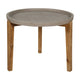 Patio Small Round Garden Table - Brown Stone