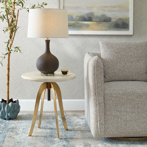Alice Adjustable Accent Table - small accent table with storage for a clutter-free space | Image 1 | InSTYLE Home & Rugs