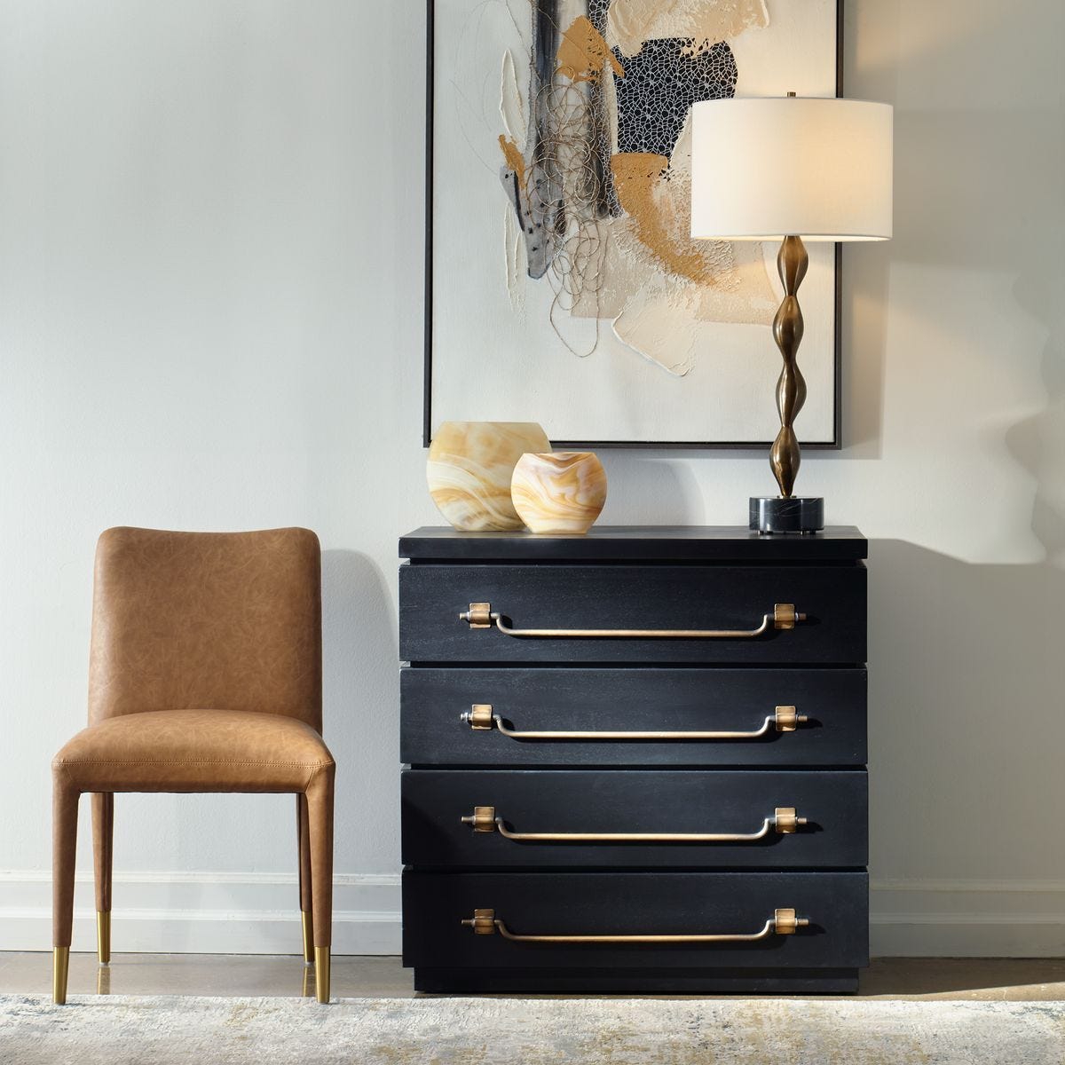 Halifax Accent Chest - spacious drawers chest for organized bedroom storage | Image 1 | InSTYLE Home & Rugs