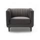 Sage Club Chair - Stone Grey Velvet