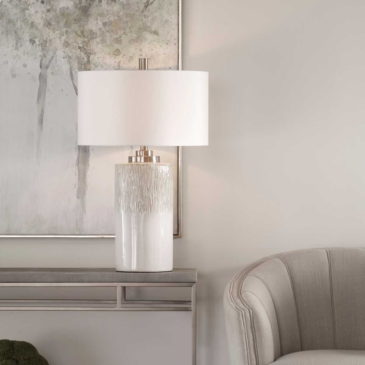 Georgios Cylinder Table Lamp - perfect lighting for modern homes | Image 7 | InSTYLE Home & Rugs