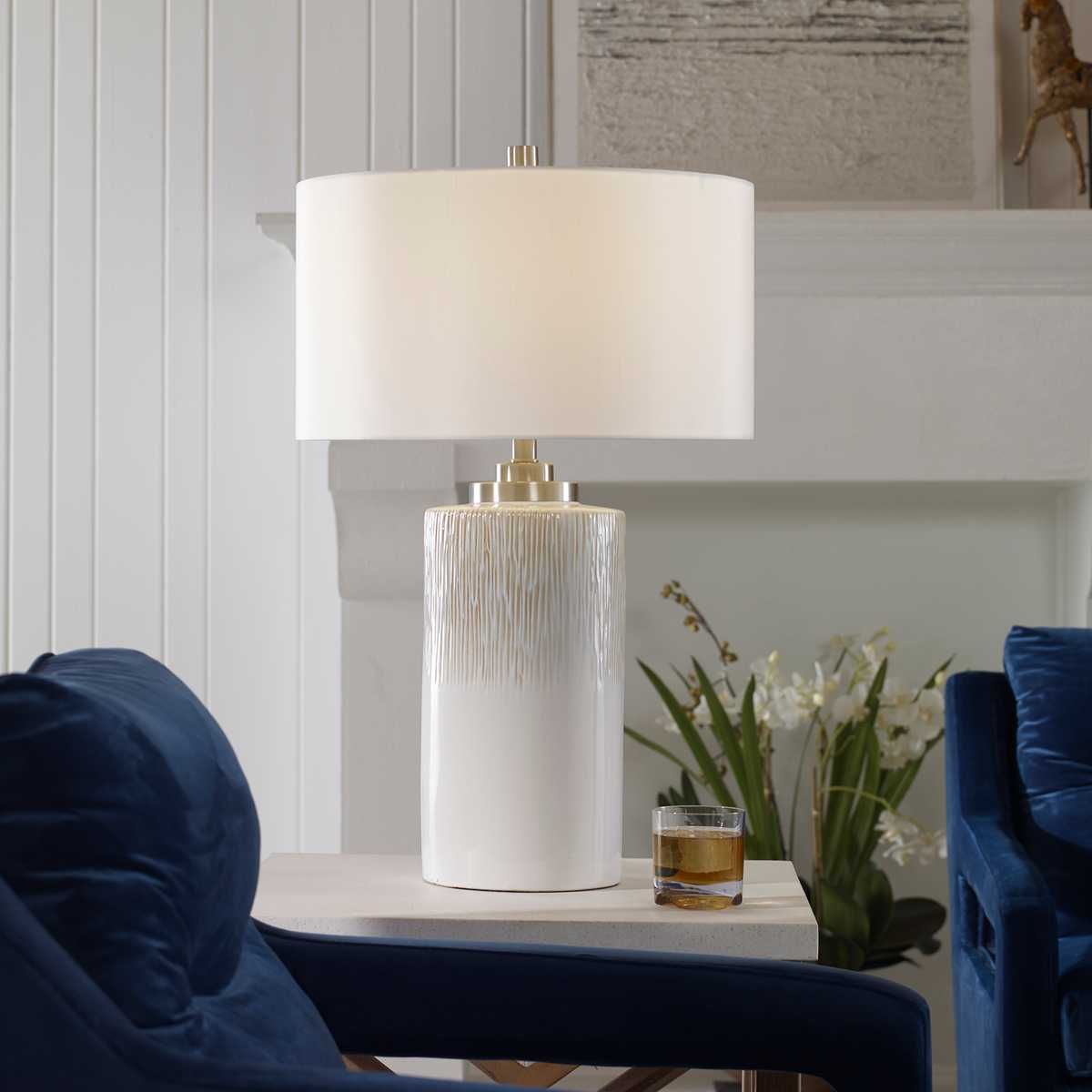 Georgios Cylinder Table Lamp - perfect lighting for modern homes | Image 1 | InSTYLE Home & Rugs