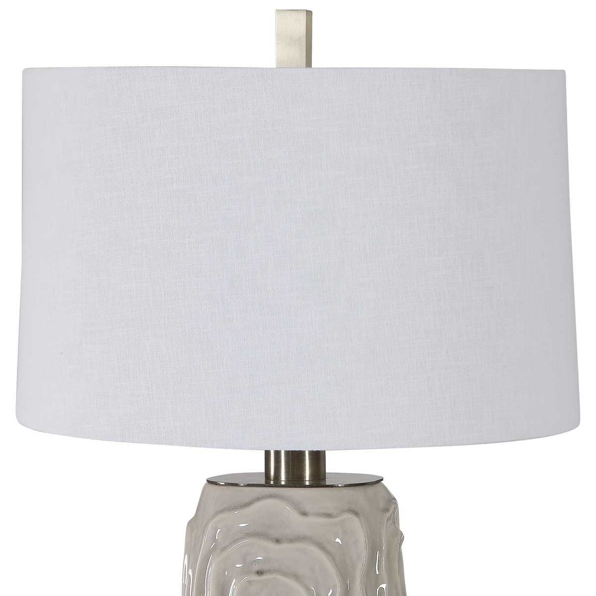 Zade Table Lamp, Gray - stylish lamp for bedside tables | Image 4 | InSTYLE Home & Rugs