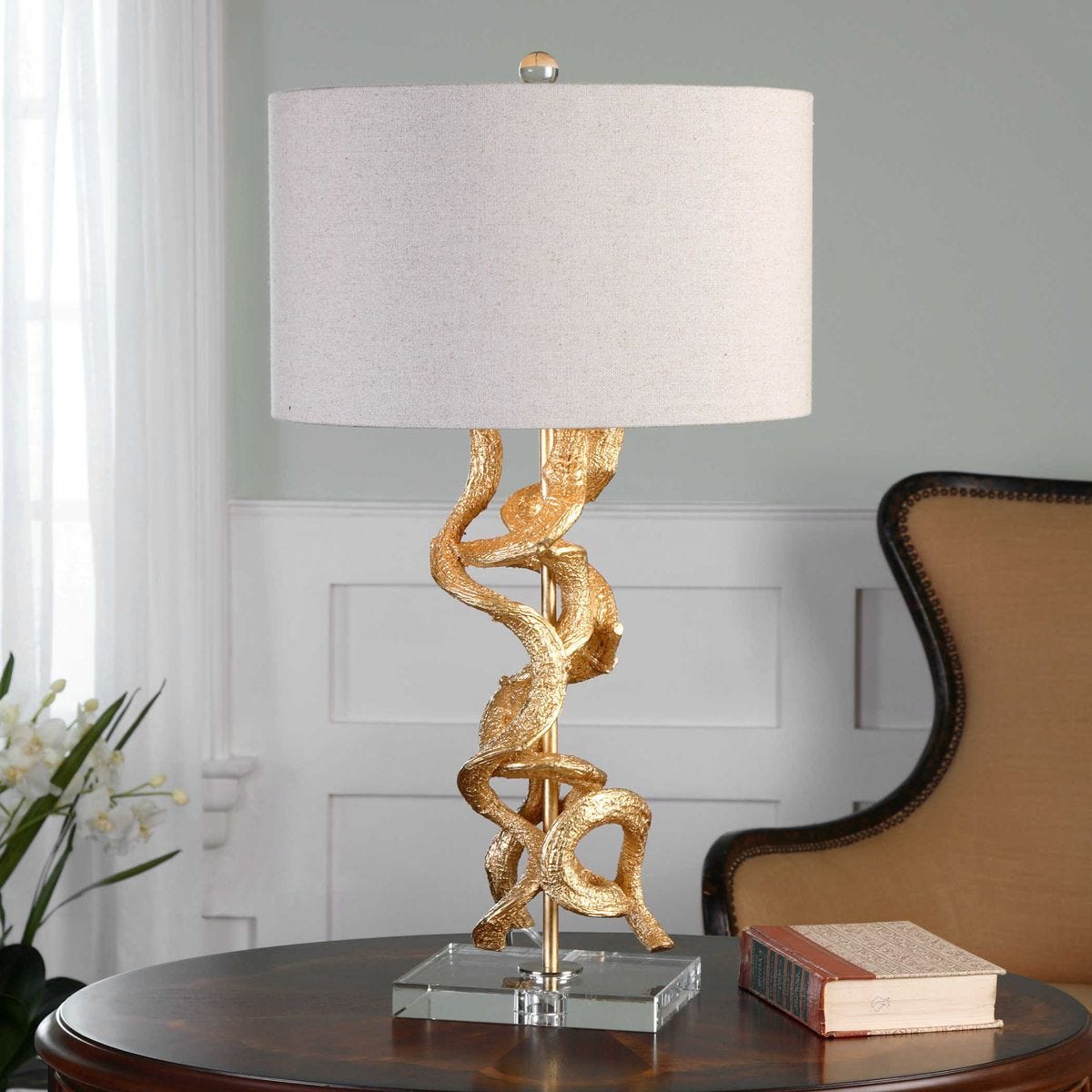 Twisted Vines Table Lamp - perfect lighting for modern homes | Image 1 | InSTYLE Home & Rugs