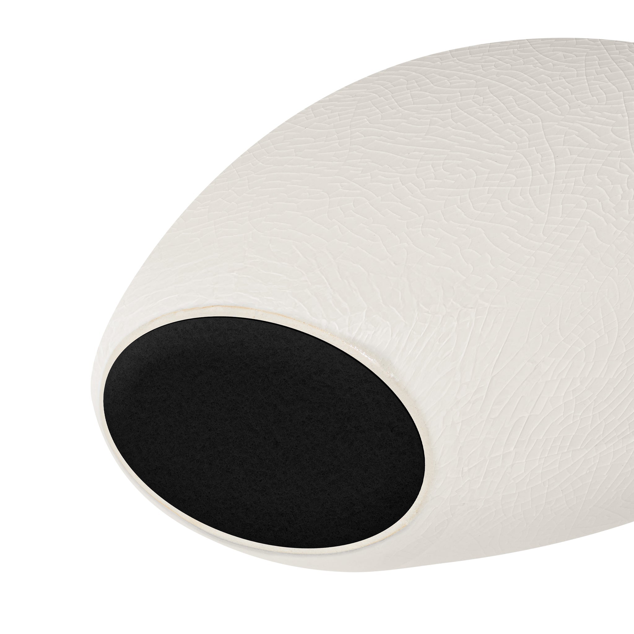 Lilo White Crackle Ceramic Vase - decorative vase for enhancing your home decor with vibrant colors | Image 6 | InSTYLE Home & Rugs