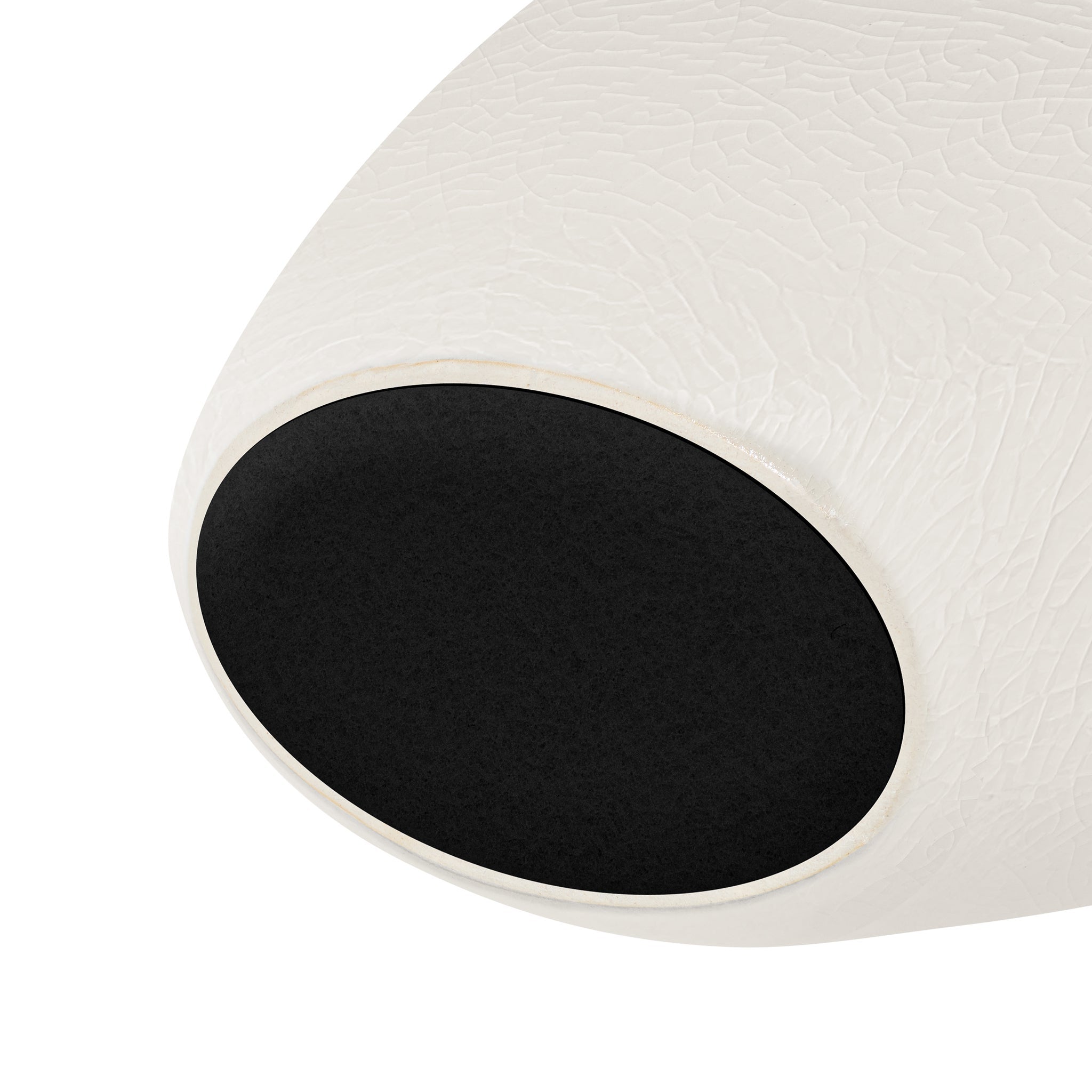 Lilo White Crackle Ceramic Vase - elegant vase for adding a touch of style to any room | Image 5 | InSTYLE Home & Rugs
