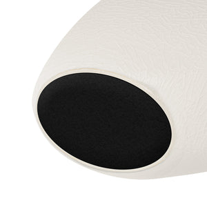 Lilo White Crackle Ceramic Vase - elegant vase for adding a touch of style to any room | Image 5 | InSTYLE Home & Rugs