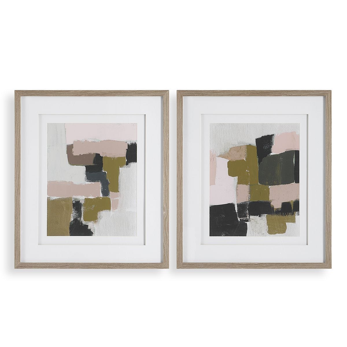 Color Block Framed Prints, S/2 - eye-catching art pieces to enhance your home design | Image 1 | InSTYLE Home & Rugs