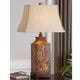 Colorful Flowers Table Lamp