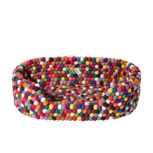 ModWool Felt Ball 24 x 17 x 6.5 Inch Pet Bed - stylish bed for any bedroom | Image 3 | InSTYLE Home & Rugs